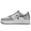 Кроссовки женские A Bathing Ape Bape Sta White Grey Surface