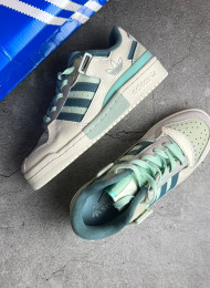 Кроссовки Adidas Forum Exhibit Low White Mint Green живое фото 2